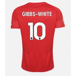 Nottingham Forest Morgan Gibbs-White #10 Hjemmebanetrøje 2023-24 Kort ærmer